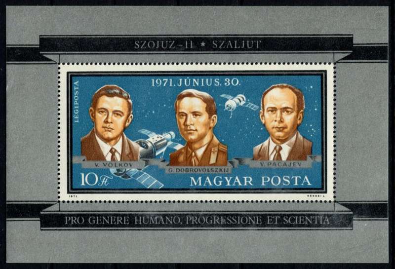 Hungary - Space - Miniature Sheet - 1971 - MNH