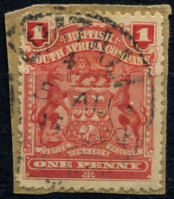 BSAC - 1898 - Used - on Piece