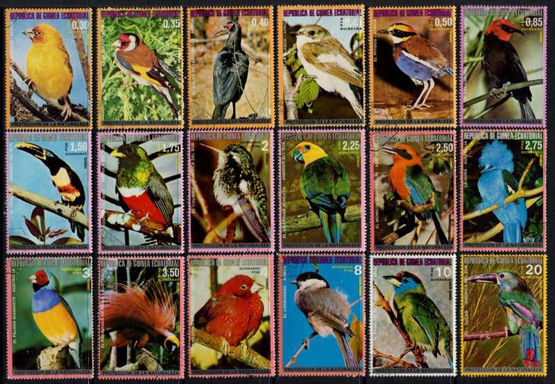 Equatorial Guinea - Birds - Used(CTO)