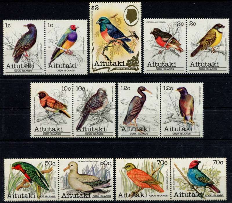 Aitutaki - Birds - 1981 - MNH