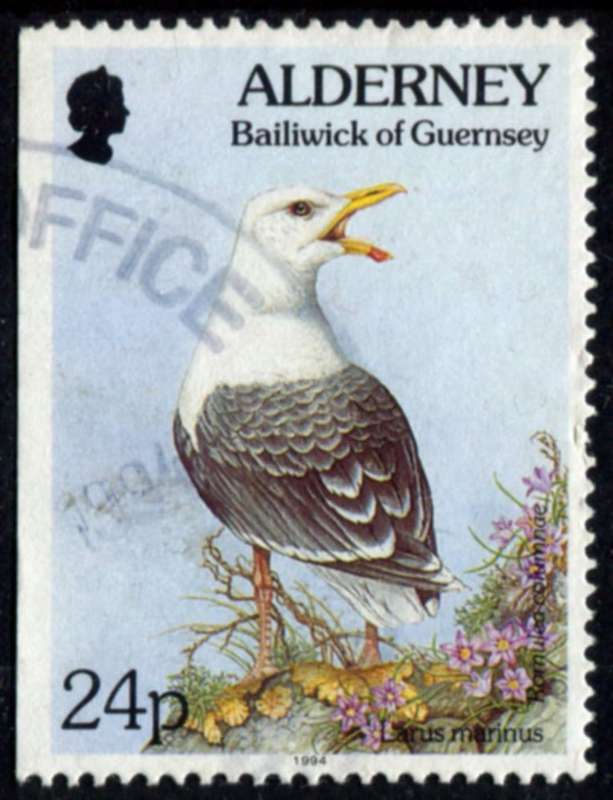 Alderney - Birds - 1994 - Used