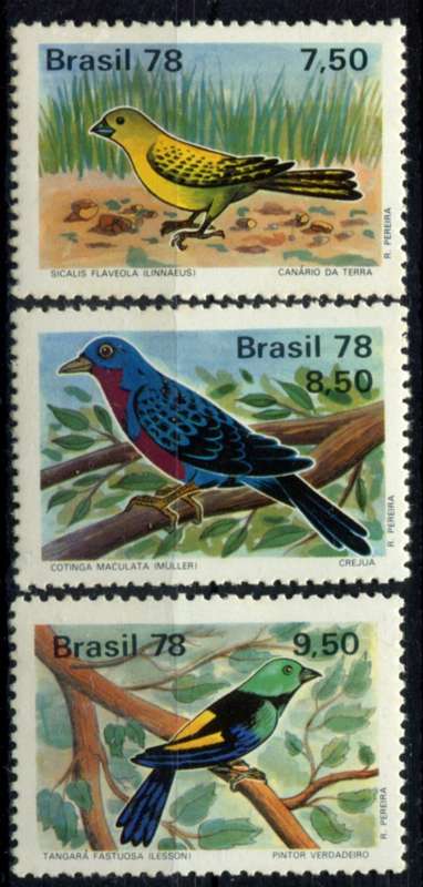 Brazil - Birds - 1978 - MNH