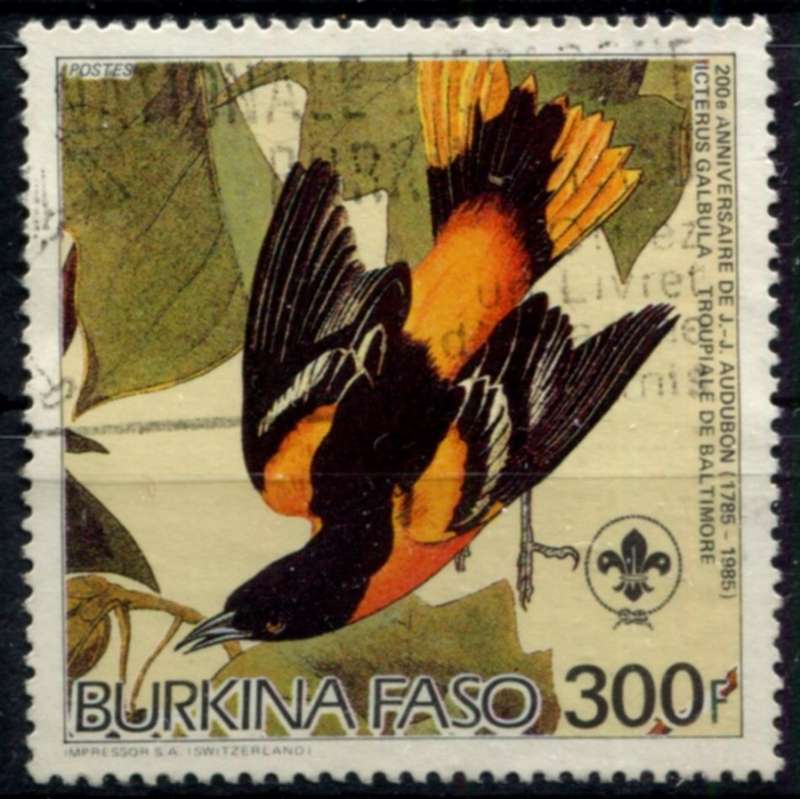 Burkina Faso - Birds - 1985 - Used