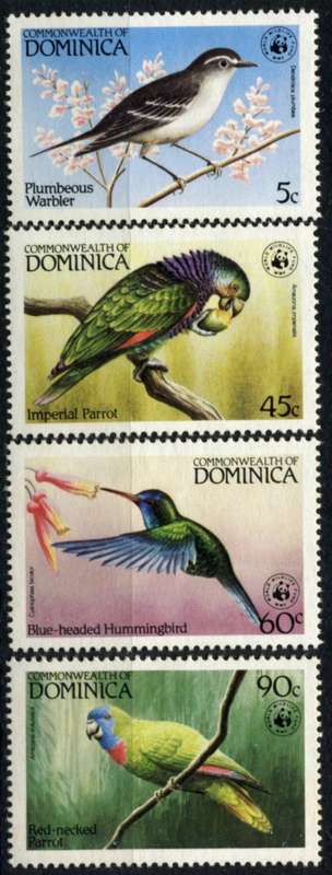 Dominica - Birds - 1984 - MNH