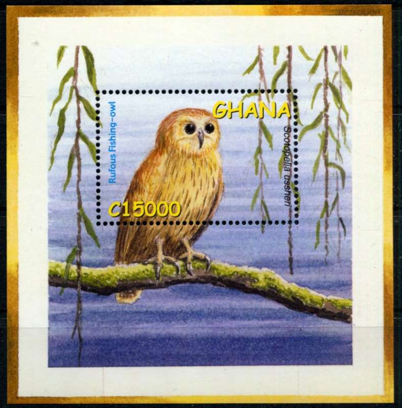 Ghana - Birds - Miniature Sheet - 2002 - MNH