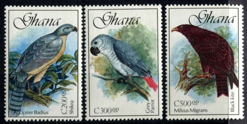 Ghana - Birds - 1989 - MNH