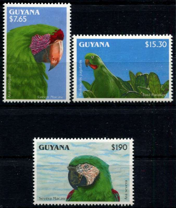 Guyana - Birds - 1993 - MNH