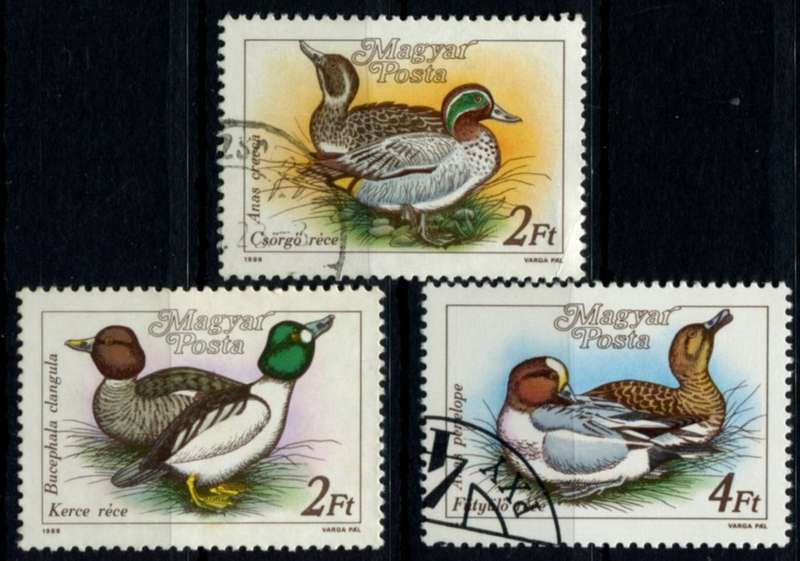 Hungary - Birds - 1988 - Used