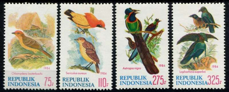 Indonesia - Birds - 1984 - MNH