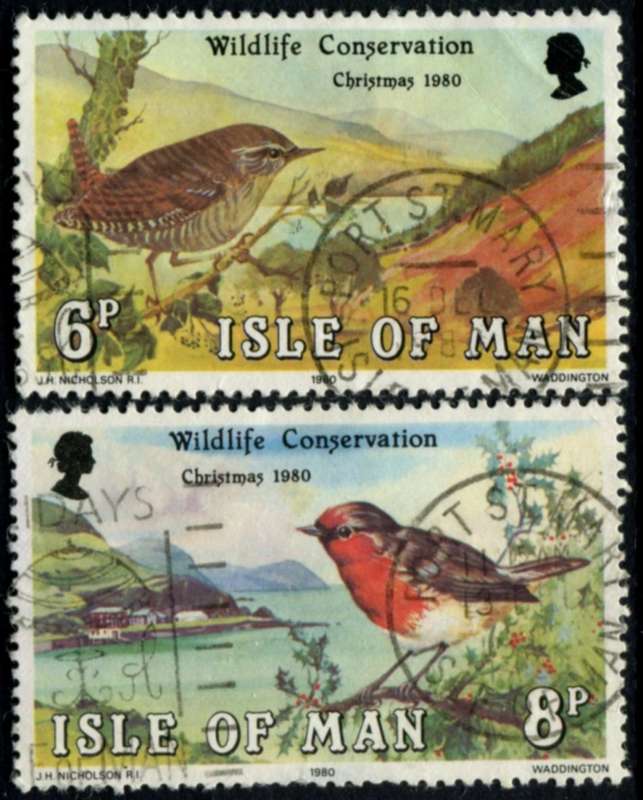 Isle of Man - Birds - 1980 - Used