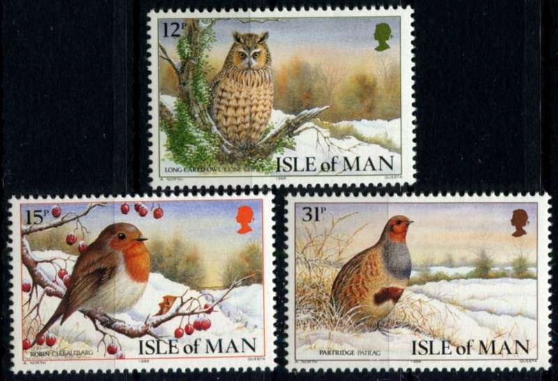 Isle of Man - Birds - 1988 - MNH