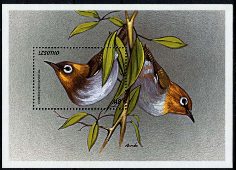 Lesotho - Birds - Miniature Sheet - 1999 - MNH