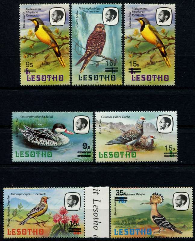 Lesotho - Birds - 1986 - MNH