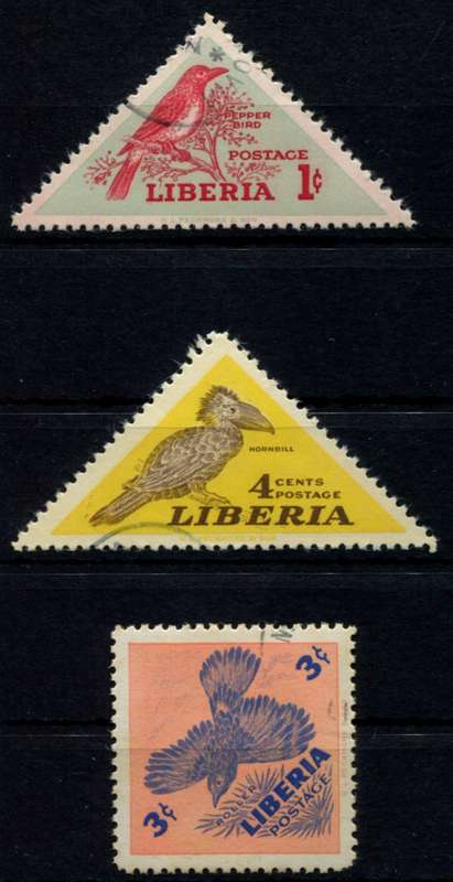 Liberia - Birds - 1953 - Used