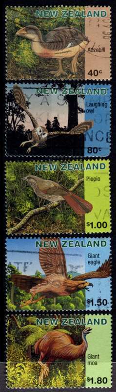 New Zealand - Birds - 1996 - Used