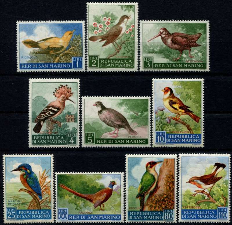 San Marino - Birds - 1960 - MM