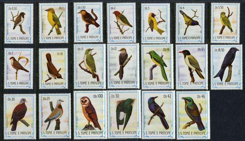 St. Thomas and Prince - Birds - 1983 - MNH