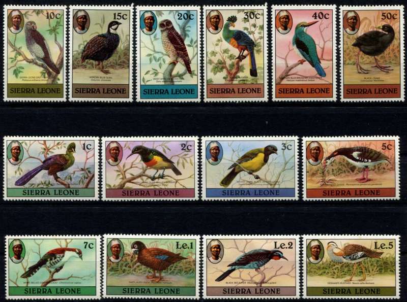 Sierra Leone - Birds - 1980 - MNH
