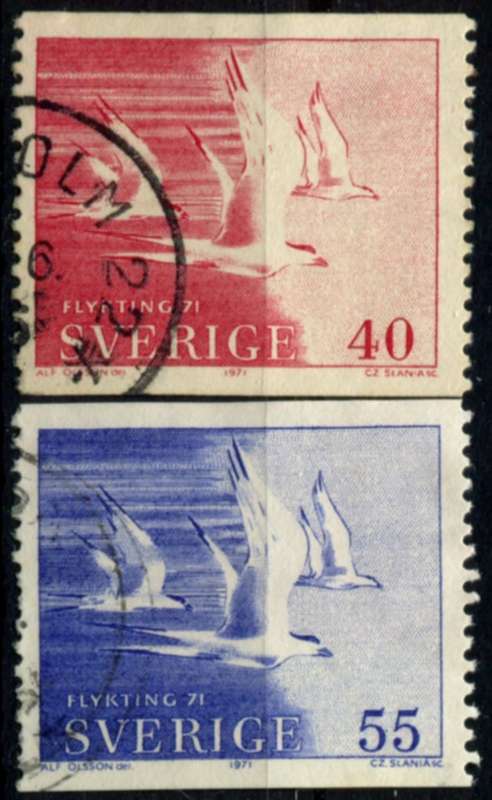 Sweden - Birds - 1971 - Used
