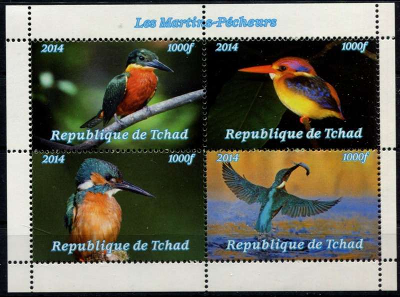 Chad - Birds - Miniature Sheet - 2014 - MNH
