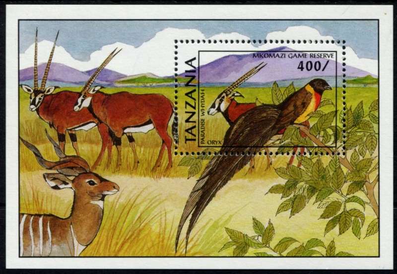 Tanzania - Birds - Miniature Sheet - 1991 - MNH