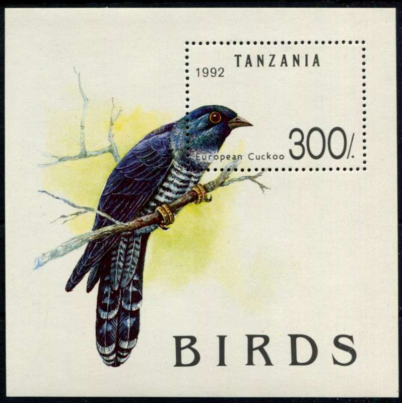 Tanzania - Birds - Miniature Sheet - 1992 - MNH