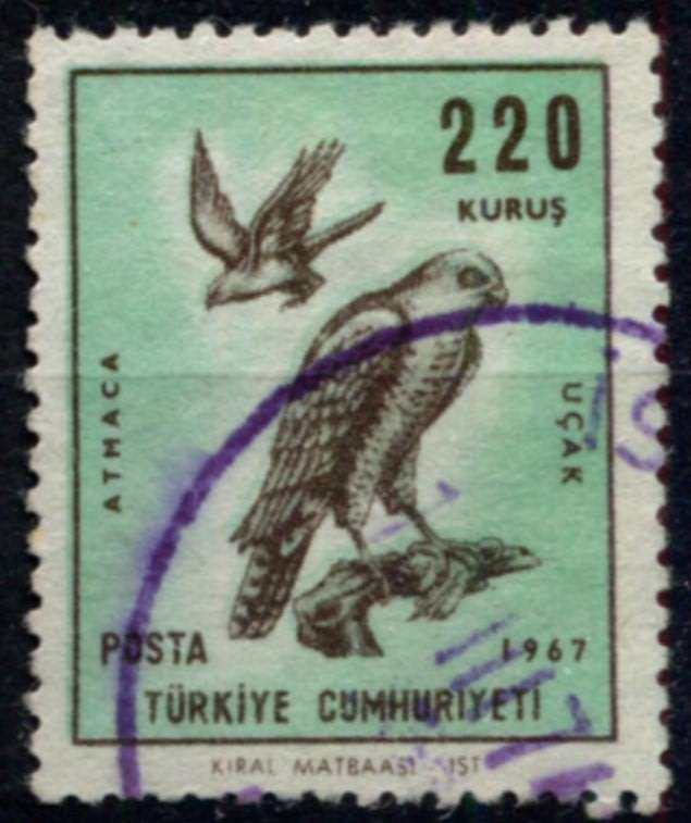 Turkey - Birds  - 1967 - Used