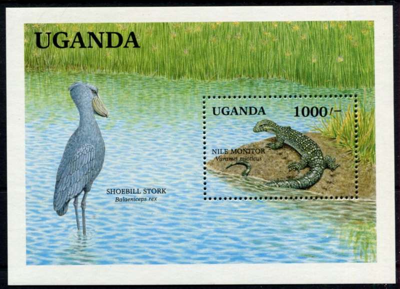 Uganda - Birds - Miniature Sheet - 1991 - MNH