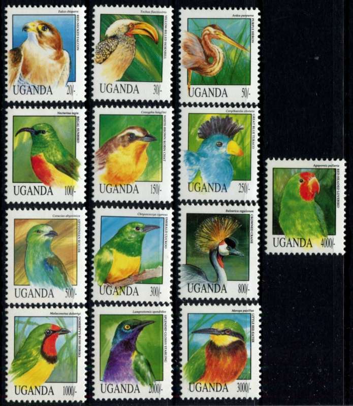 Uganda - Birds - 1992 - MNH