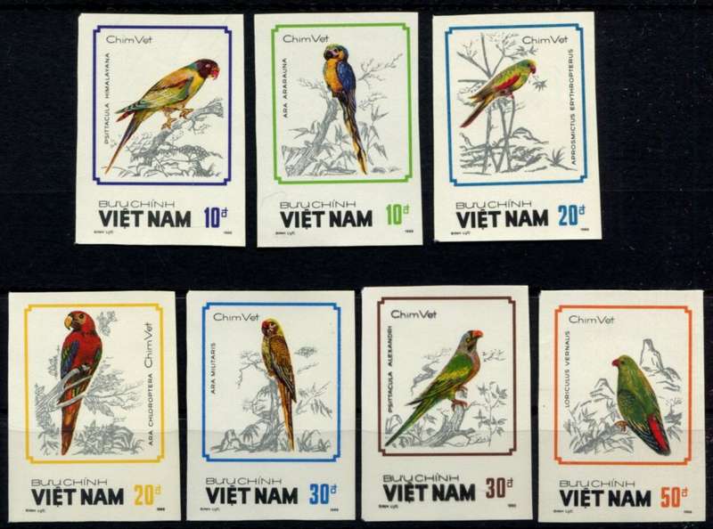 Vietnam - Birds - 1988 - MNH