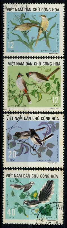 Vietnam - Birds - 1973 - Used