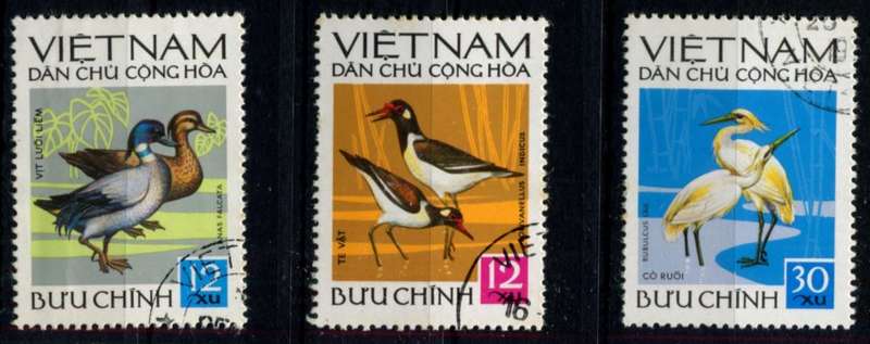 Vietnam - Birds - 1972 - Used