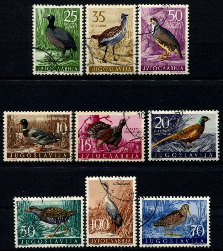 Yugoslavia - Birds - 1958 - Used