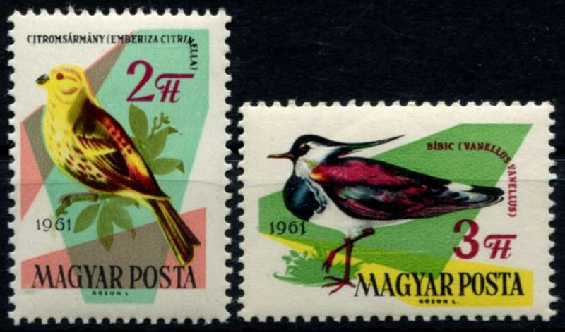 Hungary - Birds - 1961 - MNH