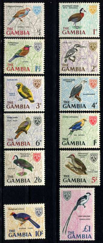 Gambia - Birds - 1966 - MNH - Toned