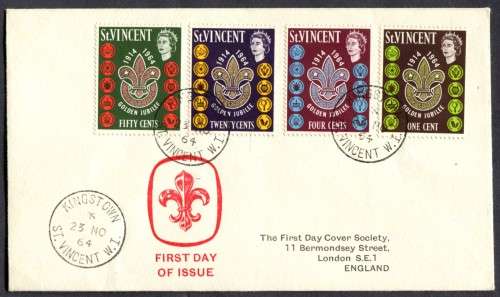St. Vincent - FDC - 1964