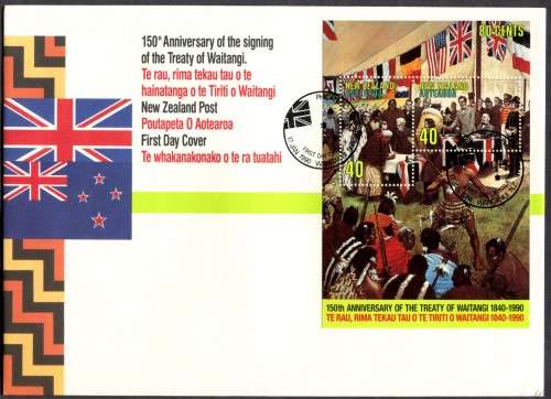 New Zealand - Miniature Sheet FDC - 1990