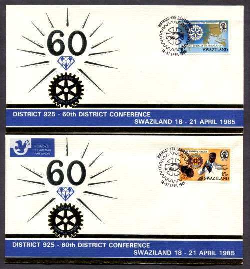 Swaziland - 2 X Covers - 1985