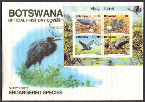Botswana - Miniatutre Sheet FDC - 1989