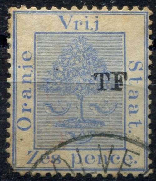 Orange Free State - Telegraph Stamp - Toned