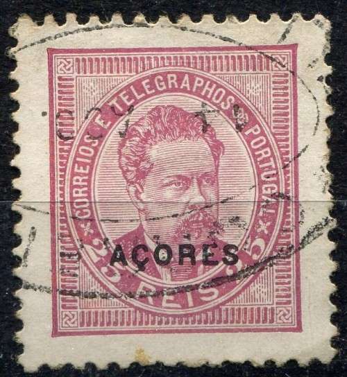 Azores - Telegraph Stamp - Toned