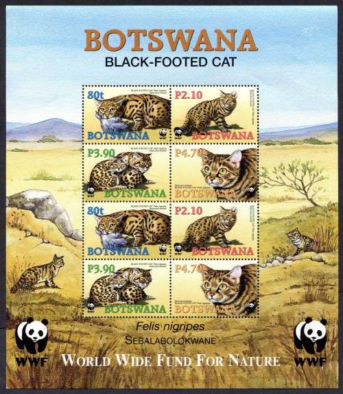 Botswana - Animals - Miniature Sheet - 2004 - MNH