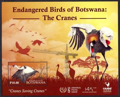 Botswana - Birds - Miniature Sheet - 2017 - MNH - With Additional Inscription on the Bottom