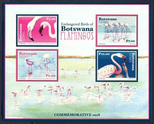 Botswana - Birds - Miniature Sheet - 2018 - MNH