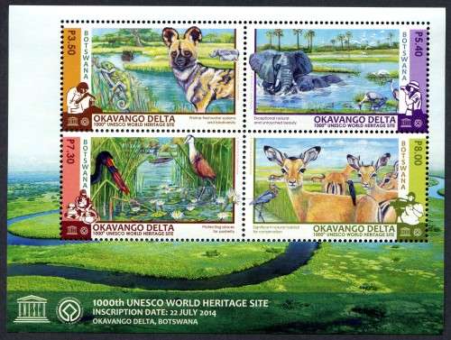 Botswana - Animals - Miniature Sheet - 2014 - MNH