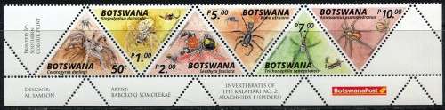 Botswana - Animals - Strip of 6 - 2020 - MNH