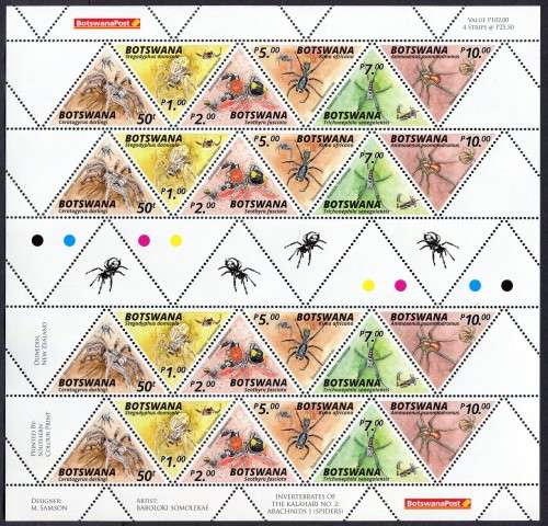 Botswana - Animals - Full Sheet - 2020 - MNH