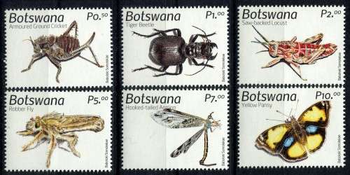 Botswana - Insects - Set of 6 - 2021 - MNH