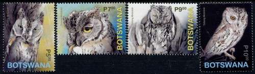 Botswana - Birds - Set of 4 - 2020 - MNH