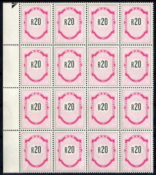 RSA - Revenue - 1978/98 - MNH